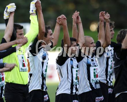 Fussball. Regionalliga.  WAC/St. Andrae gegen FC St. Veit.  Jubel (WAC). Wolfsberg, 6.9.2009.
Foto: Kuess

---
pressefotos, pressefotografie, kuess, qs, qspictures, sport, bild, bilder, bilddatenbank