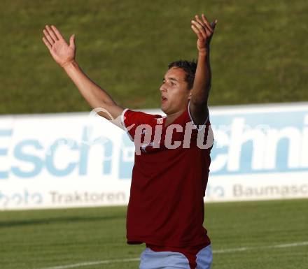 Fussball Laenderspiel U19 Oesterreich gegen Slowenien. Torjubel Markus Pink (Oesterreich). St. Veit, am 8.9.2009.
Foto: Kuess
---
pressefotos, pressefotografie, kuess, qs, qspictures, sport, bild, bilder, bilddatenbank