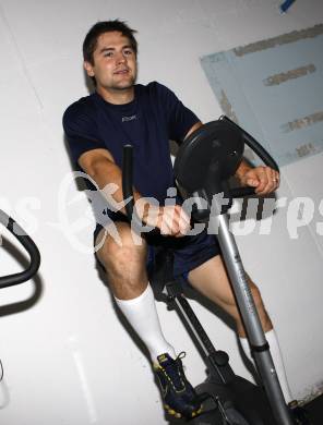 EBEL. Eishockey Bundesliga. Training VSV. Jonathan Ferland. Villach, am 8.9.2009.
Foto: Kuess
---
pressefotos, pressefotografie, kuess, qs, qspictures, sport, bild, bilder, bilddatenbank