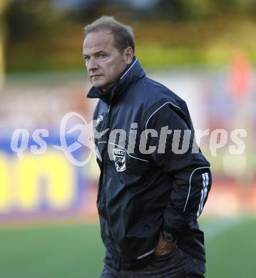 Fussball. Regionalliga.  WAC/St. Andrae gegen FC St. Veit. Trainer Hans Peter Buchleitner (WAC), (St. Veit). Wolfsberg, 6.9.2009.
Foto: Kuess

---
pressefotos, pressefotografie, kuess, qs, qspictures, sport, bild, bilder, bilddatenbank