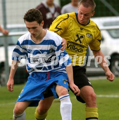 Fussball. KFV-Cup. Magdalen gegen VSV. Brandstaetter Julian (VSV), Opriessnig Martin (Magdalen). Magdalen, 9.9.2009.
Foto: Kuess
---
pressefotos, pressefotografie, kuess, qs, qspictures, sport, bild, bilder, bilddatenbank