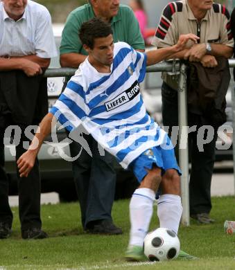 Fussball. KFV-Cup. Magdalen gegen VSV. Ebner Sandro  (VSV). Magdalen, 9.9.2009.
Foto: Kuess
---
pressefotos, pressefotografie, kuess, qs, qspictures, sport, bild, bilder, bilddatenbank