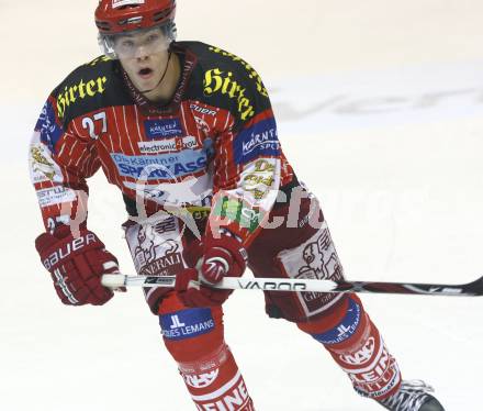 EBEL. Eishockey Bundesliga. KAC gegen Red Bull Salzburg. Thomas Hundertpfund (KAC). Klagenfurt, am 10.9.2009.
Foto: Kuess
---
pressefotos, pressefotografie, kuess, qs, qspictures, sport, bild, bilder, bilddatenbank
