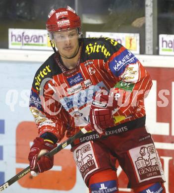 EBEL. Eishockey Bundesliga. KAC gegen Red Bull Salzburg. Johannes Kirisits (KAC). Klagenfurt, am 10.9.2009.
Foto: Kuess
---
pressefotos, pressefotografie, kuess, qs, qspictures, sport, bild, bilder, bilddatenbank