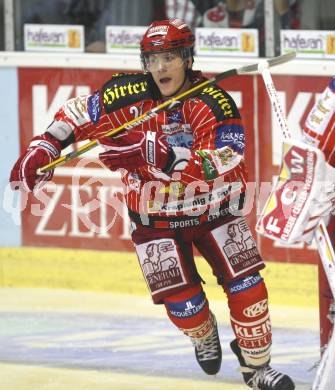 EBEL. Eishockey Bundesliga. KAC gegen Red Bull Salzburg. Manuel Geier (KAC). Klagenfurt, am 10.9.2009.
Foto: Kuess
---
pressefotos, pressefotografie, kuess, qs, qspictures, sport, bild, bilder, bilddatenbank