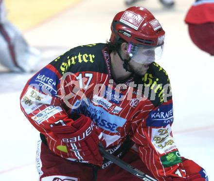EBEL. Eishockey Bundesliga. KAC gegen Red Bull Salzburg. Gregor Hager (KAC). Klagenfurt, am 10.9.2009.
Foto: Kuess
---
pressefotos, pressefotografie, kuess, qs, qspictures, sport, bild, bilder, bilddatenbank