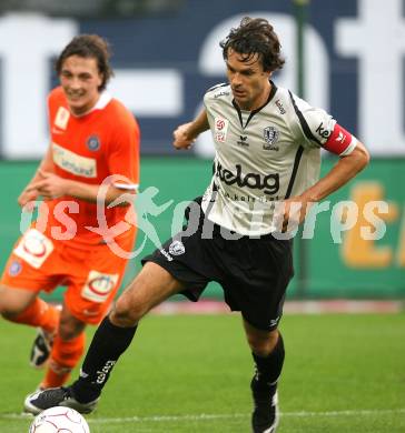 Fussball. Tipp3-Bundesliga. SK Austria Kelag Kaernten  gegen FK Austria Wien. Jocelyn Blanchard (Austria Kaernten). Klagenfurt, 12.9.2009. 
Foto: Kuess

---
pressefotos, pressefotografie, kuess, qs, qspictures, sport, bild, bilder, bilddatenbank