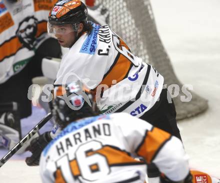 EBEL. Eishockey Bundesliga. VSV gegen Graz 99ers. Christoph Harand, Patrick Harand (VSV). Villach, am 13.9.2009.
Foto: Kuess
---
pressefotos, pressefotografie, kuess, qs, qspictures, sport, bild, bilder, bilddatenbank