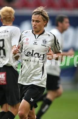 Fussball. Tipp3-Bundesliga. SK Austria Kelag Kaernten  gegen FK Austria Wien. Stefan Hierlaender (Austria Kaernten). Klagenfurt, 12.9.2009. 
Foto: Kuess

---
pressefotos, pressefotografie, kuess, qs, qspictures, sport, bild, bilder, bilddatenbank