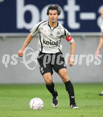 Fussball. Tipp3-Bundesliga. SK Austria Kelag Kaernten  gegen FK Austria Wien. Jocelyn Blanchard (Austria Kaernten). Klagenfurt, 12.9.2009. 
Foto: Kuess

---
pressefotos, pressefotografie, kuess, qs, qspictures, sport, bild, bilder, bilddatenbank