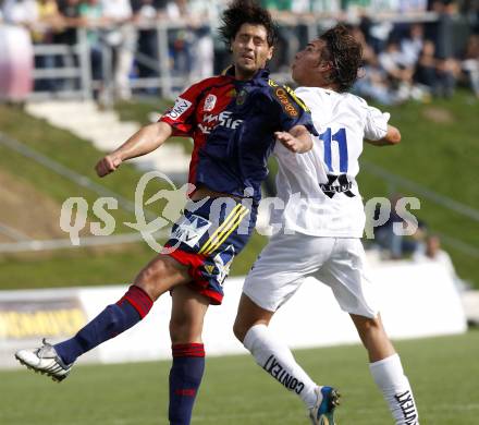 Fussball OEFB Cup. FC St. Veit gegen Rapid Wien. David Graefischer,  (St. Veit), Branko Boskovic (Rapid). St. Veit, am 20.9.2009.
Foto: Kuess

---
pressefotos, pressefotografie, kuess, qs, qspictures, sport, bild, bilder, bilddatenbank