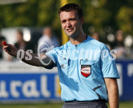 Fussball OEFB Cup. SAK Klagenfurt gegen Trenkwalder Admira. Schieddsrichter Andreas Kollegger. Klagenfurt, am 19.9.2009.
Foto: Kuess
---
pressefotos, pressefotografie, kuess, qs, qspictures, sport, bild, bilder, bilddatenbank