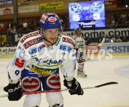 EBEL. Eishockey Bundesliga. VSV gegen EHC Liwest Linz. Christian Ban (VSV). Villach, am 22.9.2009.
Foto: Kuess 


---
pressefotos, pressefotografie, kuess, qs, qspictures, sport, bild, bilder, bilddatenbank