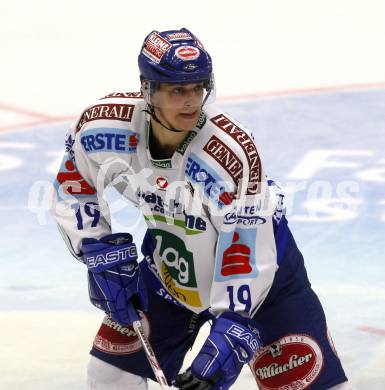 EBEL. Eishockey Bundesliga. VSV gegen EHC Liwest Linz. Stefan Bacher (VSV). Villach, am 22.9.2009.
Foto: Kuess 


---
pressefotos, pressefotografie, kuess, qs, qspictures, sport, bild, bilder, bilddatenbank