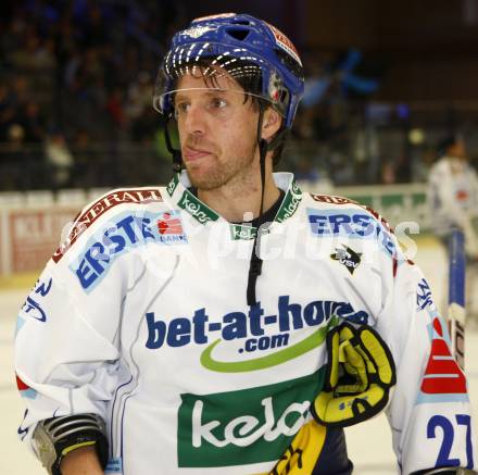 EBEL. Eishockey Bundesliga. VSV gegen EHC Liwest Linz. Wolfgang Kromp (VSV). Villach, am 22.9.2009.
Foto: Kuess 


---
pressefotos, pressefotografie, kuess, qs, qspictures, sport, bild, bilder, bilddatenbank