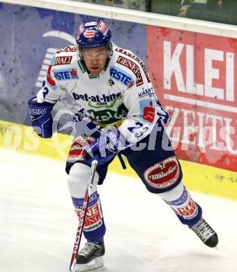 EBEL. Eishockey Bundesliga. VSV gegen EHC Liwest Linz. Mikael Wahlberg (VSV). Villach, am 22.9.2009.
Foto: Kuess 


---
pressefotos, pressefotografie, kuess, qs, qspictures, sport, bild, bilder, bilddatenbank