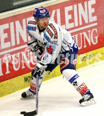 EBEL. Eishockey Bundesliga. VSV gegen EHC Liwest Linz. Roland Kaspitz (VSV). Villach, am 22.9.2009.
Foto: Kuess 


---
pressefotos, pressefotografie, kuess, qs, qspictures, sport, bild, bilder, bilddatenbank