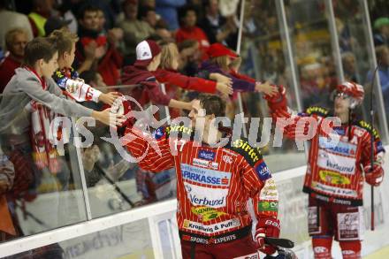 EBEL. Eishockey Bundesliga. KAC gegen KHL Medvescak Zagreb. HAGER Gregor (KAC). Klagenfurt, am 25.9.2009.
Foto: Kuess 

---
pressefotos, pressefotografie, kuess, qs, qspictures, sport, bild, bilder, bilddatenbank