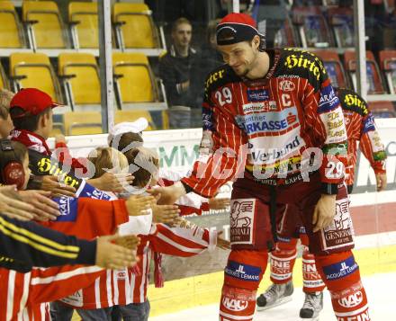 EBEL. Eishockey Bundesliga. KAC gegen KHL Medvescak Zagreb. BRANDNER Christoph (KAC). Klagenfurt, am 25.9.2009.
Foto: Kuess 

---
pressefotos, pressefotografie, kuess, qs, qspictures, sport, bild, bilder, bilddatenbank