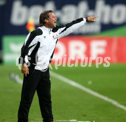 Fussball. Tipp3-Bundesliga. SK Austria Kelag Kaernten  gegen Red Bull Salzburg.  Trainer Frenkie Schinkels (Austria Kaernten). Klagenfurt, 26.9.2009.
Foto: Kuess  

---
pressefotos, pressefotografie, kuess, qs, qspictures, sport, bild, bilder, bilddatenbank