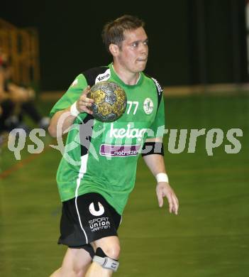 Handball. Bundesliga. HCK gegen SC Ferlach. Florian Pontasch  (HCK).
Viktring, 19.9.2009.
Foto: Kuess
---
pressefotos, pressefotografie, kuess, qs, qspictures, sport, bild, bilder, bilddatenbank