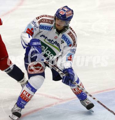 EBEL. Eishockey Bundesliga. VSV gegen EC Red Bull Salzburg. Stefan Bacher (VSV). Villach, am 29.9.2009.
Foto: Kuess 


---
pressefotos, pressefotografie, kuess, qs, qspictures, sport, bild, bilder, bilddatenbank