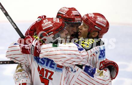 EBEL. Eishockey Bundesliga. EC Pasut VSV gegen KAC.  Torjubel KAC. Villach, am 11.10.2009.
Foto: Kuess 


---
pressefotos, pressefotografie, kuess, qs, qspictures, sport, bild, bilder, bilddatenbank