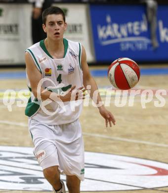 ABL. Basketball Bundesliga. Kelag Woerthersee Piraten gegen Swans Gmunden. Martin Breithuber (Piraten). Klagenfurt, am 10.10.2009.
Foto: Kuess
---
pressefotos, pressefotografie, kuess, qs, qspictures, sport, bild, bilder, bilddatenbank