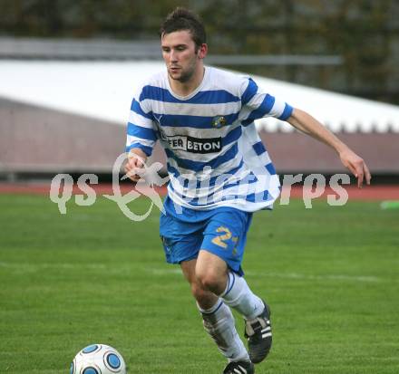 Fussball. Kaerntner Liga. VSV gegen SV Lendorf. Stresch Stefan (VSV). Villach, 10.10.2009. 
Foto: Kuess

---
pressefotos, pressefotografie, kuess, qs, qspictures, sport, bild, bilder, bilddatenbank