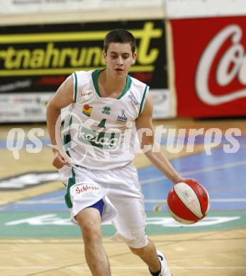 ABL. Basketball Bundesliga. Kelag Woerthersee Piraten gegen Swans Gmunden. Martin Breithuber (Piraten). Klagenfurt, am 10.10.2009.
Foto: Kuess
---
pressefotos, pressefotografie, kuess, qs, qspictures, sport, bild, bilder, bilddatenbank