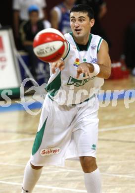 ABL. Basketball Bundesliga. Kelag Woerthersee Piraten gegen Swans Gmunden. Admir Aljic (Piraten). Klagenfurt, am 10.10.2009.
Foto: Kuess
---
pressefotos, pressefotografie, kuess, qs, qspictures, sport, bild, bilder, bilddatenbank