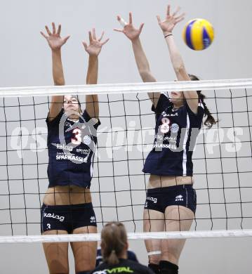 Volleyball MEVZA. ATSC Wildcats gegen Vital Ljubljana. Lina Gorbach, Birgit Wuestenhagen (Wildcats). Klagenfurt, am 14.10.2009.
Foto: Kuess
---
pressefotos, pressefotografie, kuess, qs, qspictures, sport, bild, bilder, bilddatenbank