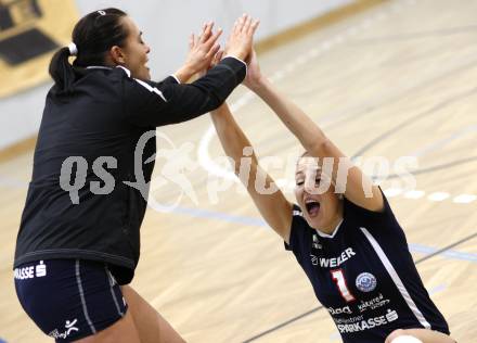 Volleyball MEVZA. ATSC Wildcats gegen Vital Ljubljana. Maja Praeprost, Kristina Fabris (Wildcats). Klagenfurt, am 14.10.2009.
Foto: Kuess
---
pressefotos, pressefotografie, kuess, qs, qspictures, sport, bild, bilder, bilddatenbank