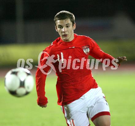 Fussball Laenderspiel Oesterreich gegen Slowenien U16. Christoph Martschinko (AUT). Villach, am 21.10.2009.
Copyright Agentur Diener/Kuess
Marktgasse 3-7/4/5/21
A-1090 Wien Austria
Telefax +43 1 955 32 35
Mobil +43 676 629 98 51
Bank Austria
Bank Nr. 12000
Account Nr. 00712 223 783
e-mail: agentur@diener.at
Datenbank: www.diener.at
ImageArchivist Demo
---
pressefotos, pressefotografie, kuess, qs, qspictures, sport, bild, bilder, bilddatenbank