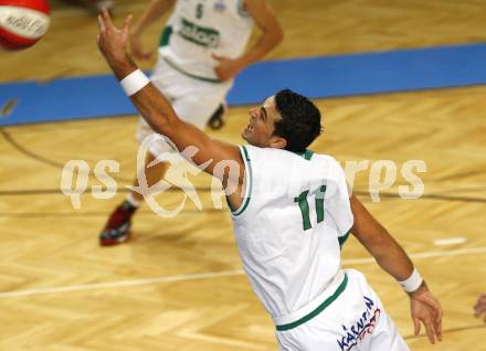 ABL. Basketball Bundesliga. Woerthersee Piraten gegen Fuerstenfeld Panthers. Admir Aljic (Piraten). KLagenfurt, am 15.10.2009.
Foto: Kuess 
---
pressefotos, pressefotografie, kuess, qs, qspictures, sport, bild, bilder, bilddatenbank