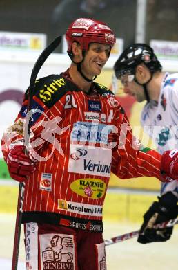 EBEL. Eishockey Bundesliga. KAC gegen Alba Volan SAPA Fehervar AV19.  Torjubel Mike Craig (KAC). Klagenfurt, am 23.10.2009.
Foto: Kuess 

---
pressefotos, pressefotografie, kuess, qs, qspictures, sport, bild, bilder, bilddatenbank