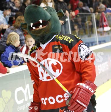 EBEL. Eishockey Bundesliga. KAC gegen Alba Volan SAPA Fehervar AV19.  Maskottchen Lindi (KAC),. Klagenfurt, am 23.10.2009.
Foto: Kuess 
---
pressefotos, pressefotografie, kuess, qs, qspictures, sport, bild, bilder, bilddatenbank