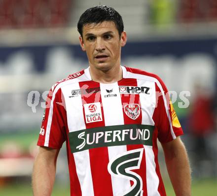 Fussball. Tipp3-Bundesliga. SK Austria Kelag Kaernten gegen SV Superfund Kapfenberg. Mario Majstorovic (Kapfenberg). Klagenfurt, 24.10.2009.
Foto: Kuess  

---
pressefotos, pressefotografie, kuess, qs, qspictures, sport, bild, bilder, bilddatenbank