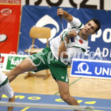 Badminton Bundesliga. ASKOE Kelag Kaernten gegen BSC70 Linz. Krassimir Jankov (Kaernten). Klagenfurt, am 25.10.2009.
Foto: Kuess
---
pressefotos, pressefotografie, kuess, qs, qspictures, sport, bild, bilder, bilddatenbank