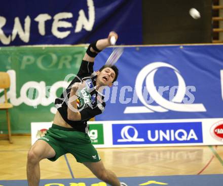 Badminton Bundesliga. ASKOE Kelag Kaernten gegen BSC70 Linz. Stiliyan Makarski (Kaernten). Klagenfurt, am 25.10.2009.
Foto: Kuess
---
pressefotos, pressefotografie, kuess, qs, qspictures, sport, bild, bilder, bilddatenbank