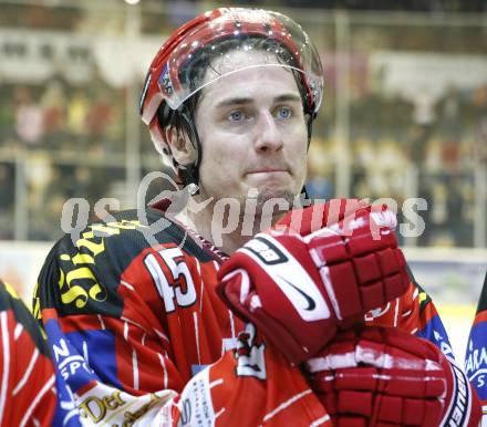 EBEL. Eishockey Bundesliga. KAC gegen Alba Volan SAPA Fehervar AV19.  David Schuller (KAC). Klagenfurt, am 23.10.2009.
Foto: Kuess 

---
pressefotos, pressefotografie, kuess, qs, qspictures, sport, bild, bilder, bilddatenbank