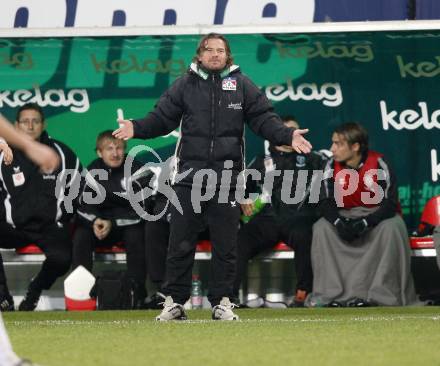 Fussball. Tipp3-Bundesliga. SK Austria Kelag Kaernten gegen Rapid Wien.  Trainer Frenkie Schinkels (Austria Kaernten). Klagenfurt, 28.10.2009.
Foto: Kuess  

---
pressefotos, pressefotografie, kuess, qs, qspictures, sport, bild, bilder, bilddatenbank