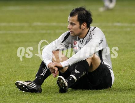 Fussball. Tipp3-Bundesliga. SK Austria Kelag Kaernten gegen Rapid Wien.  Leonhard Kaufmann (Austria Kaernten). Klagenfurt, 28.10.2009.
Foto: Kuess  

---
pressefotos, pressefotografie, kuess, qs, qspictures, sport, bild, bilder, bilddatenbank