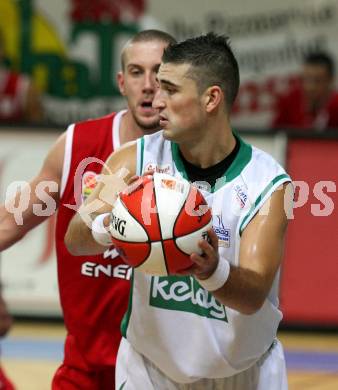 Basketball Bundesliga. Woerthersee Piraten gegen BasketClubs Vienna. Admir Aljic (Piraten). Klagenfurt, am 28.10.2009.
Foto: Kuess

---
pressefotos, pressefotografie, kuess, qs, qspictures, sport, bild, bilder, bilddatenbank