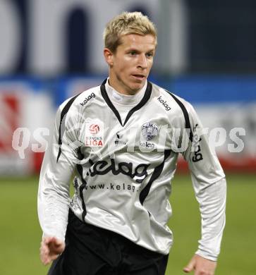 Fussball. Tipp3-Bundesliga. SK Austria Kelag Kaernten gegen Rapid Wien.  Thomas Hinum, (Austria Kaernten). Klagenfurt, 28.10.2009.
Foto: Kuess  

---
pressefotos, pressefotografie, kuess, qs, qspictures, sport, bild, bilder, bilddatenbank