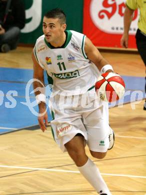 Basketball Bundesliga. Woerthersee Piraten gegen BasketClubs Vienna. Admir Aljic (Piraten). Klagenfurt, am 28.10.2009.
Foto: Kuess

---
pressefotos, pressefotografie, kuess, qs, qspictures, sport, bild, bilder, bilddatenbank