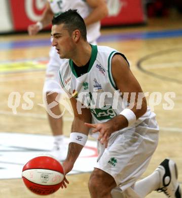 Basketball Bundesliga. Woerthersee Piraten gegen BasketClubs Vienna. Admir Aljic (Piraten). Klagenfurt, am 28.10.2009.
Foto: Kuess

---
pressefotos, pressefotografie, kuess, qs, qspictures, sport, bild, bilder, bilddatenbank