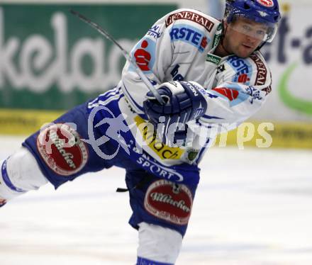 EBEL. Eishockey Bundesliga. EC Pasut VSV gegen Vienna Capitals.  Roland Kaspitz (VSV). Villach, am 30.10.2009.
Foto: Kuess 


---
pressefotos, pressefotografie, kuess, qs, qspictures, sport, bild, bilder, bilddatenbank