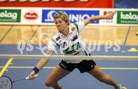 Badminton Bundesliga. ASKOE Kelag Kaernten gegen BSC70 Linz. Maja Kersnik (Kaernten). Klagenfurt, am 25.10.2009.
Foto: Kuess
---
pressefotos, pressefotografie, kuess, qs, qspictures, sport, bild, bilder, bilddatenbank