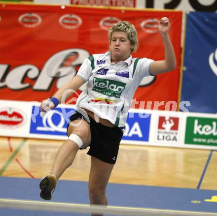Badminton Bundesliga. ASKOE Kelag Kaernten gegen BSC70 Linz.  Maja Kersnik (Kaernten). Klagenfurt, am 25.10.2009.
Foto: Kuess
---
pressefotos, pressefotografie, kuess, qs, qspictures, sport, bild, bilder, bilddatenbank